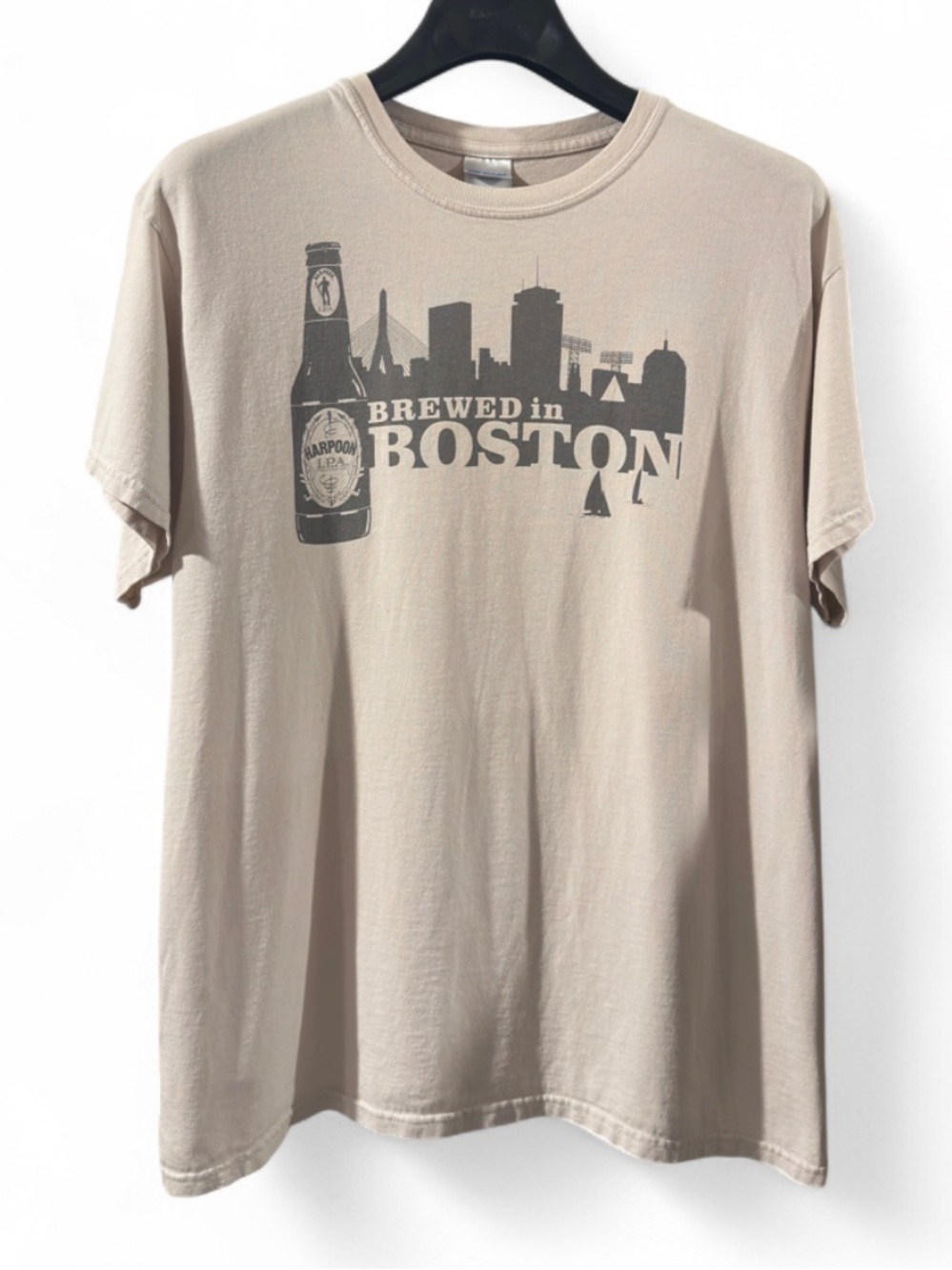 Y2K Harpoon IPA Brewed in Boston Graphic T-shirt Size Men’s Large